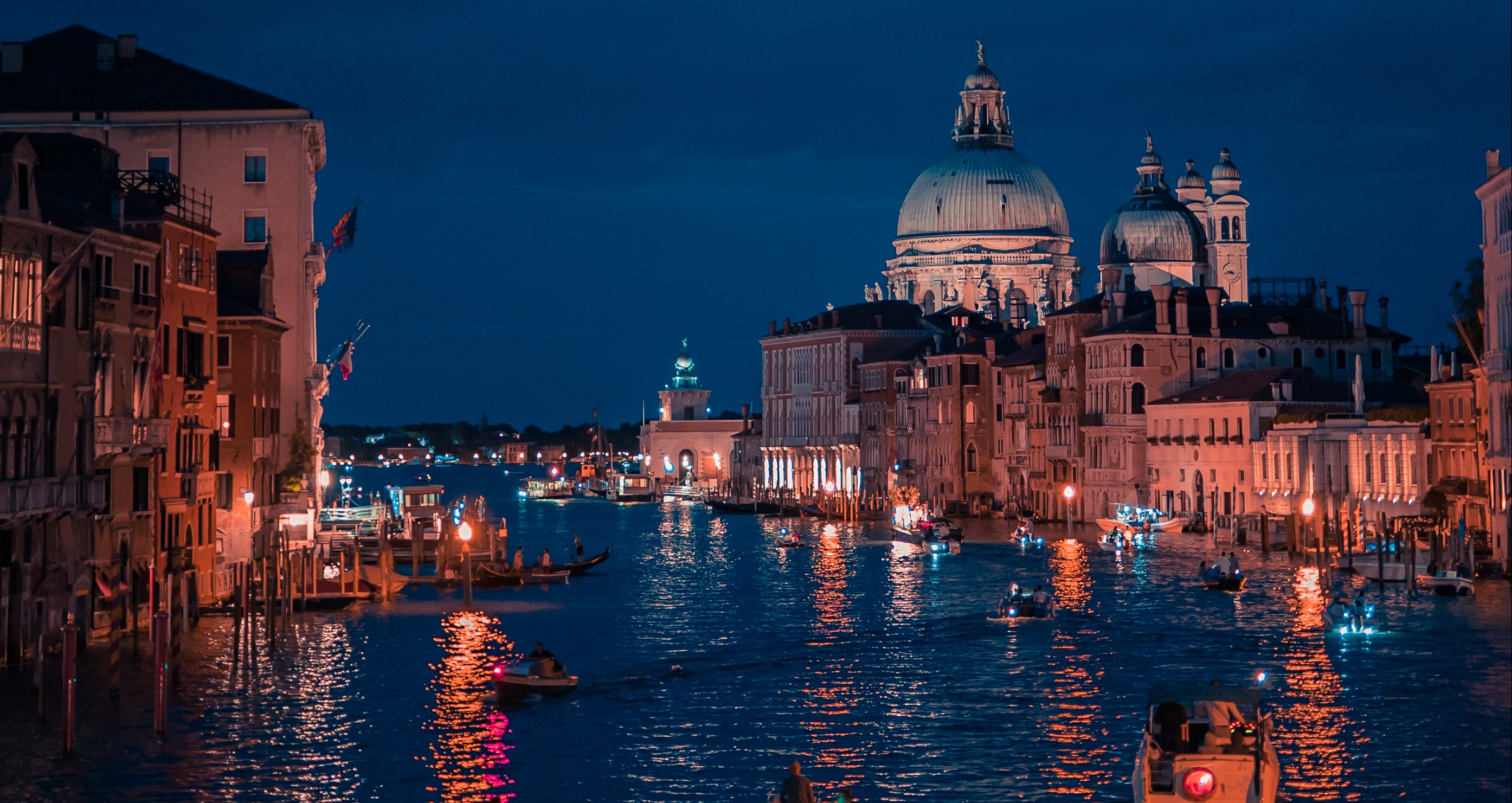 Venice by Night from Treporti & Ca' Savio