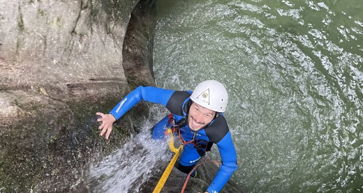 Avventura di canyoning