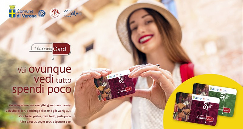 Verona card -  24h/48h city pass open-date